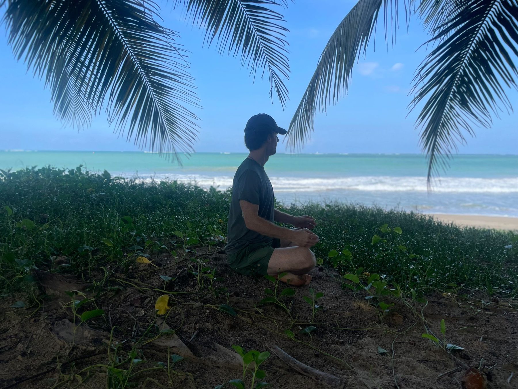 relaxing man